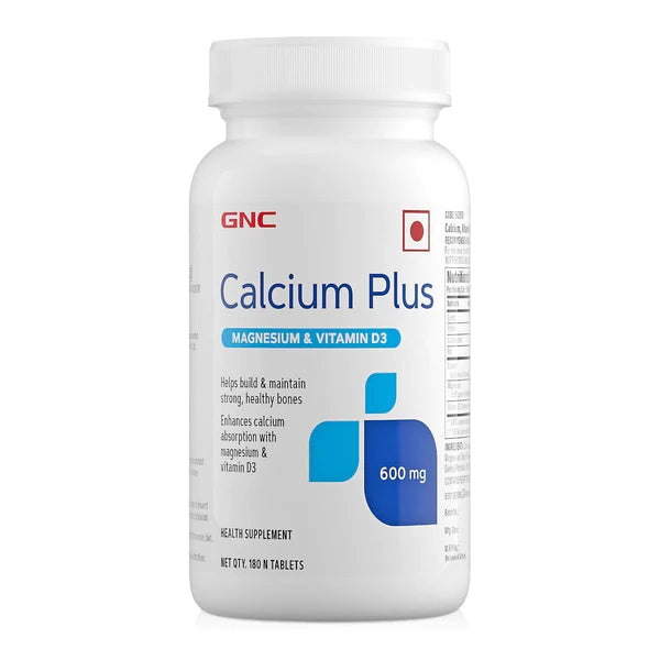 GNC CALCIUM PLUS 180 TABLETS