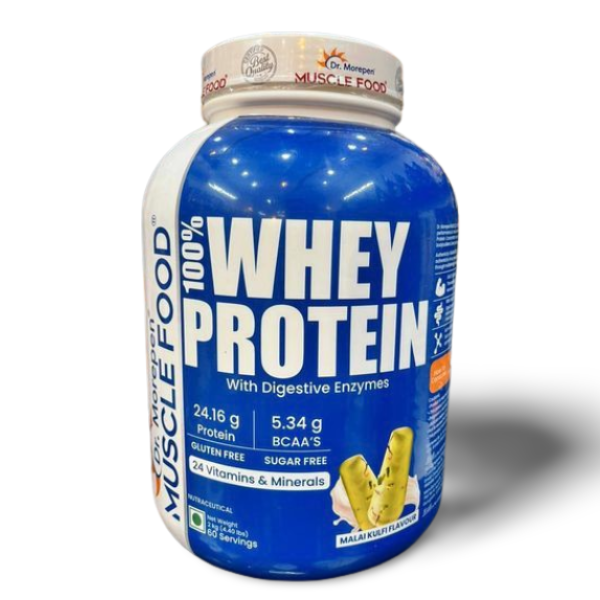 Dr. Morepen 100% Whey Protein 2 Kg Malai Kulfi