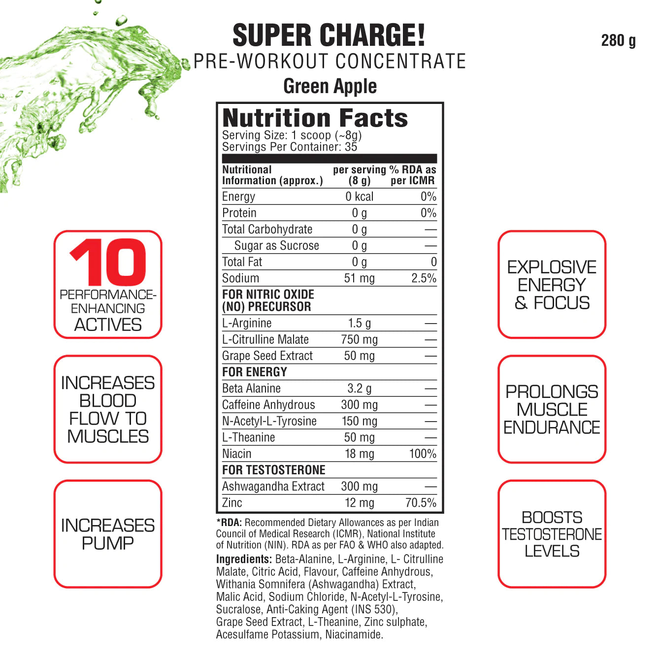 LABRADA SUPER CHARGE PRE WORK OUT
