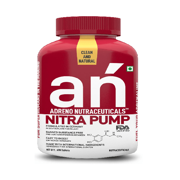 ADRENO NUTRACEUTICALS NITRA PUMP 60 TABLETS