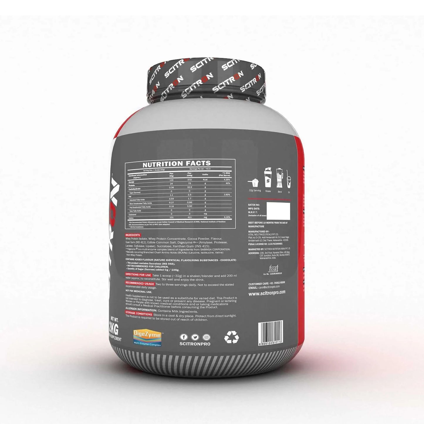 SCITRON  ESSENTIAL WHEY PROTEIN 2KG