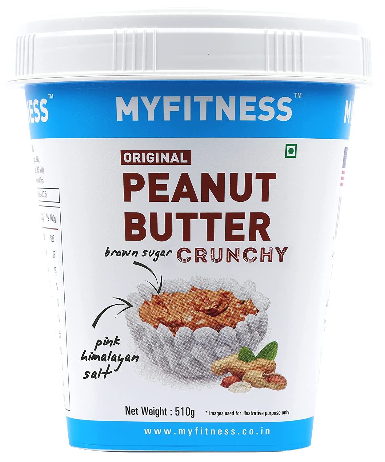 MY FITNESS PEANUT BUTTER 510G