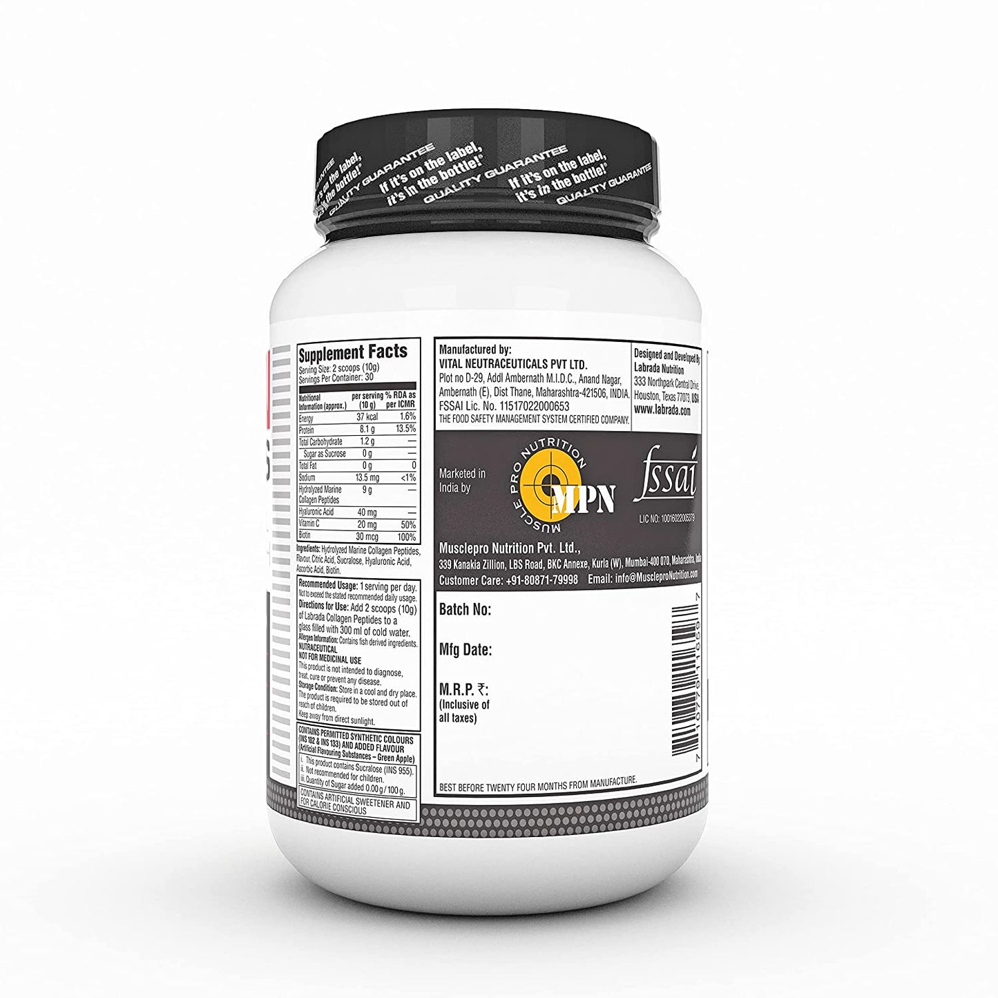LABRADA COLLAGEN PEPTIDES 300G