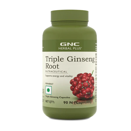 GNC TRIPLE GINSENG ROOT 90 CAPSULES