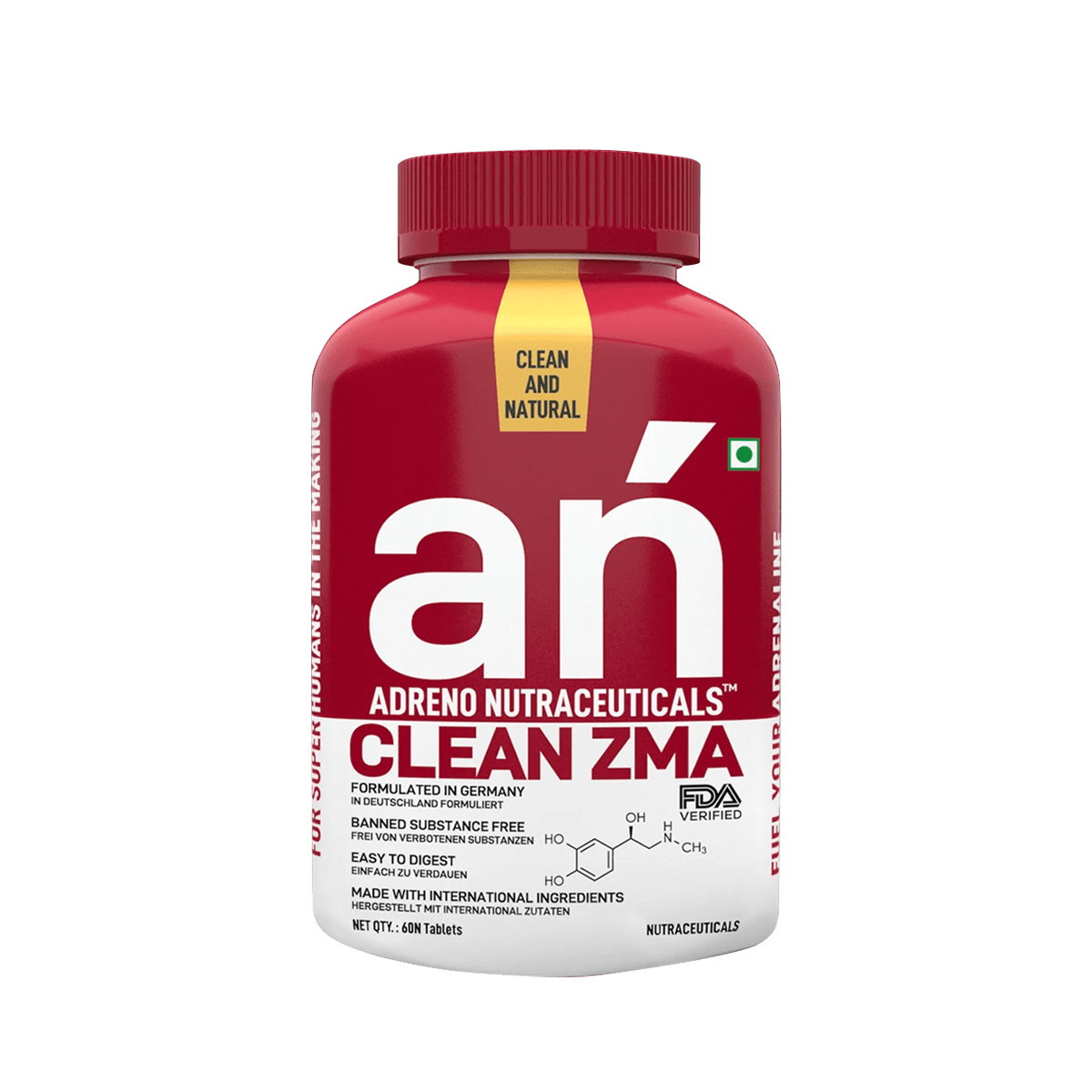 AN CLEAN ZMA 60 TABLETS