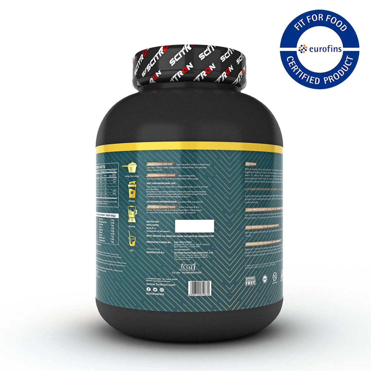 SCITRON PERFORMANCE WHEY 1.81KG